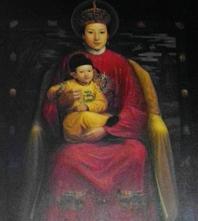 三圣母简笔画 三圣母简笔画卡通