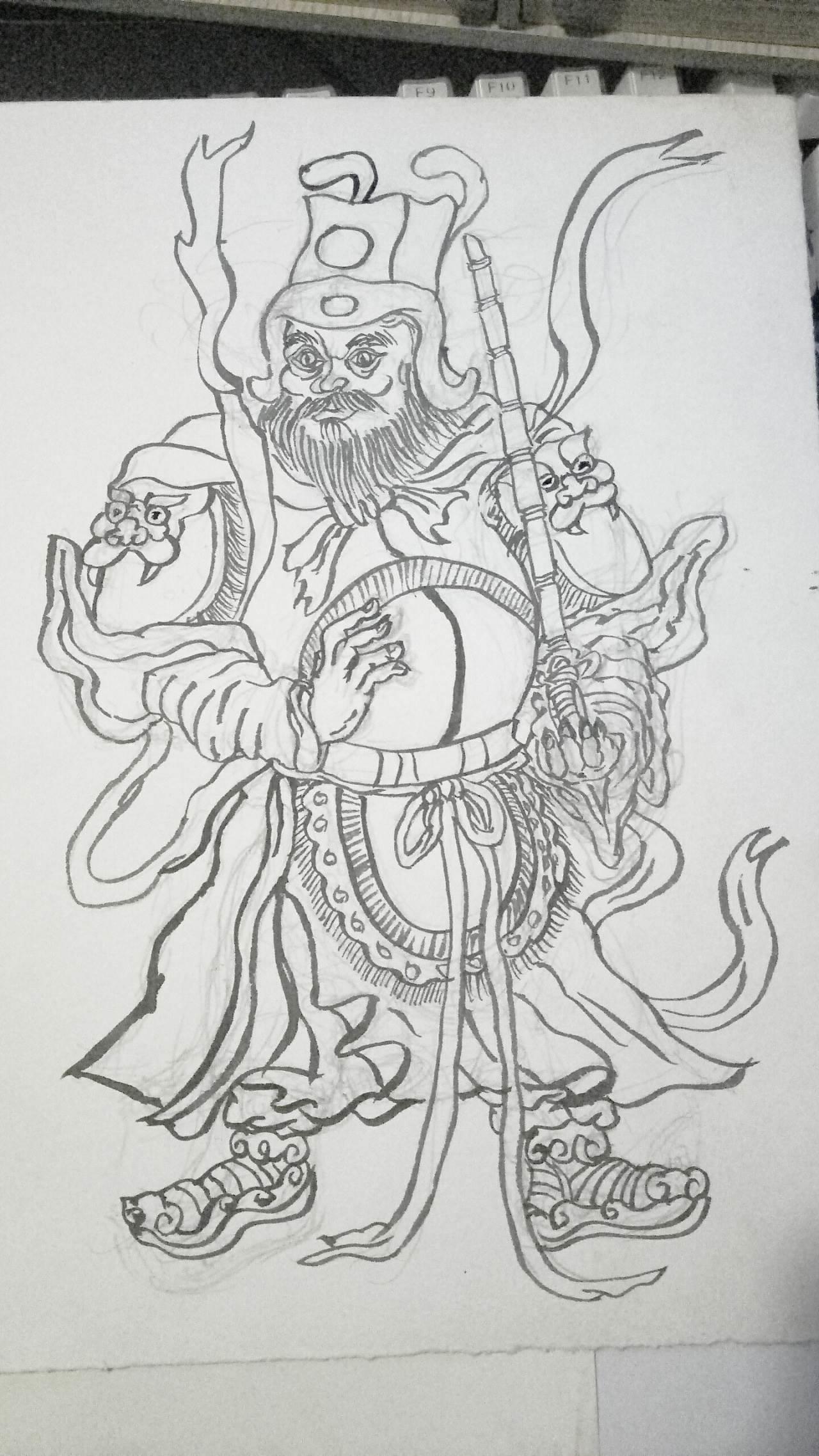 门神怎么画最简单 门神怎么画最简单又好看