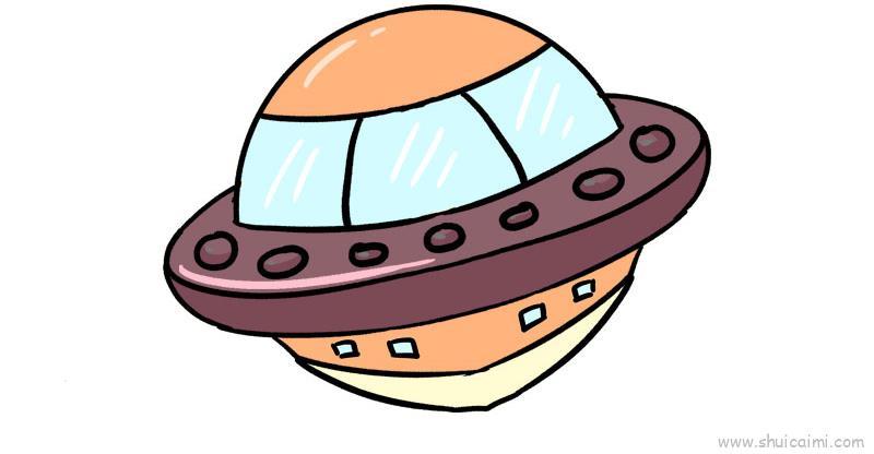 宇宙飞船儿童画怎么画 宇宙飞船简笔画画法