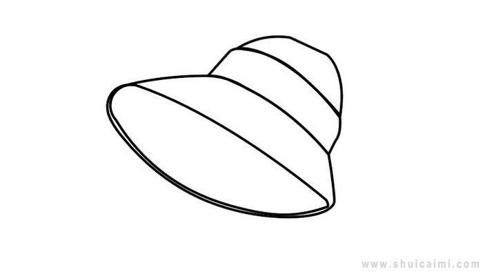 太阳帽简笔画怎么画 太阳帽简笔画画法