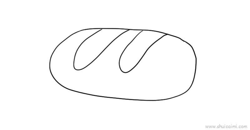 面包儿童画怎么画 面包简笔画图片大全