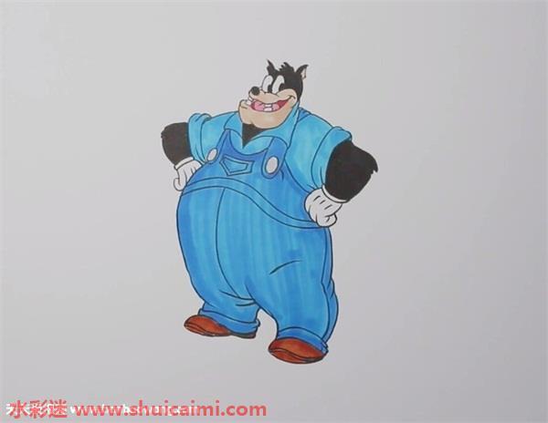 米奇妙妙屋皮特怎么画 米奇妙妙屋皮特简笔画彩色