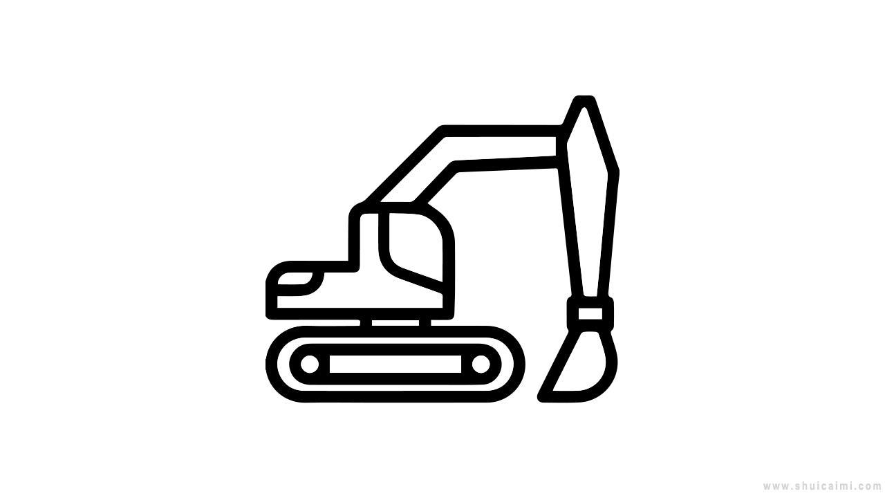 铲车简笔画怎么画 铲车简笔画图片大全