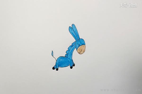 毛驴简笔画怎么画 毛驴简笔画步骤