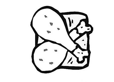 鸡腿简笔画 鸡腿简笔画彩色