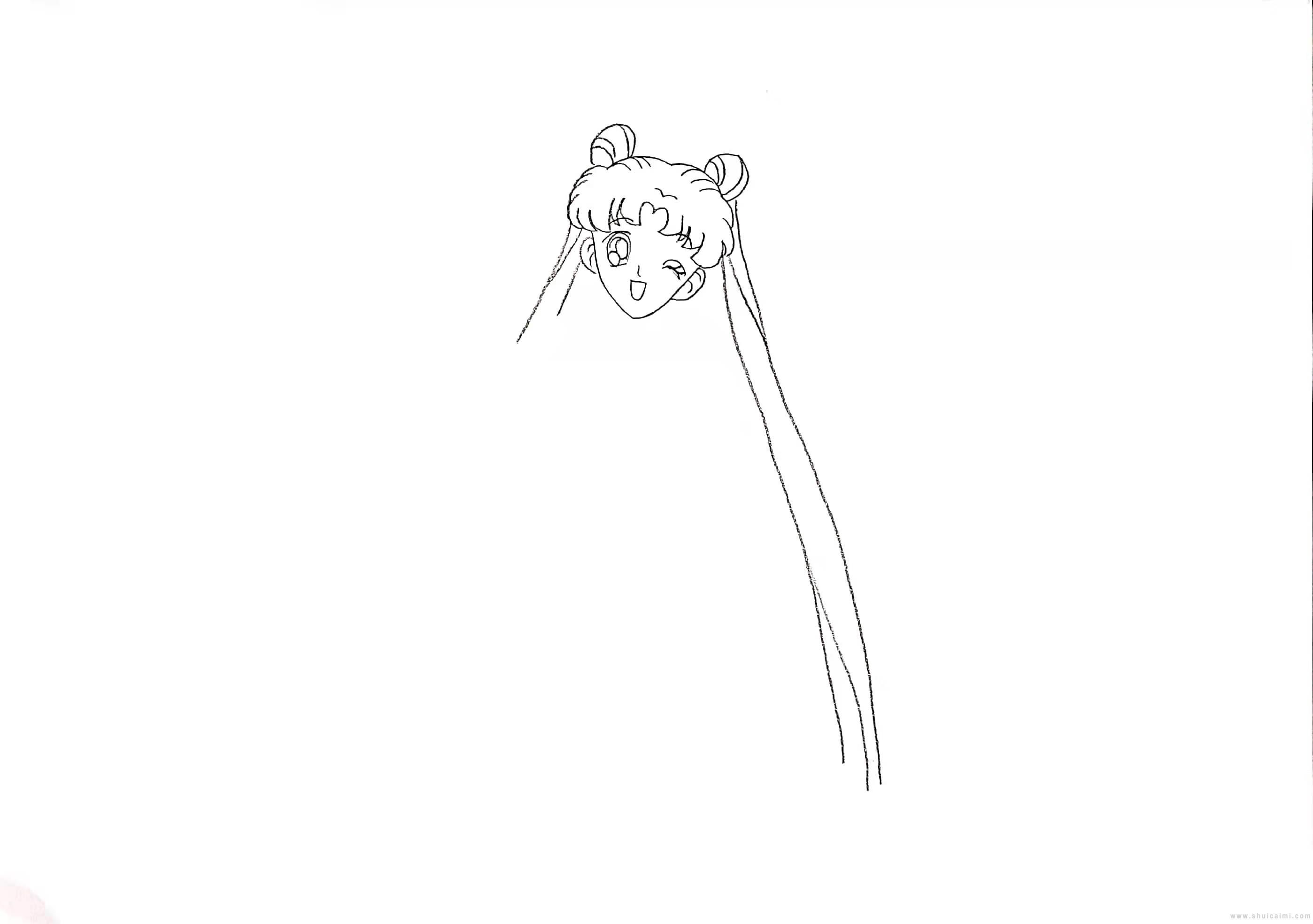 水冰月简笔画怎么画 水冰月简笔画步骤