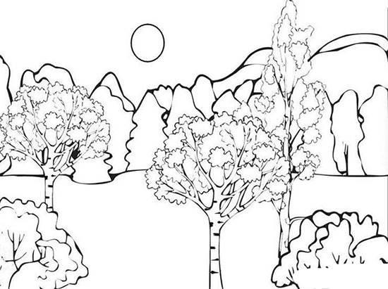 秋天的简笔画 秋天的简笔画幼儿园