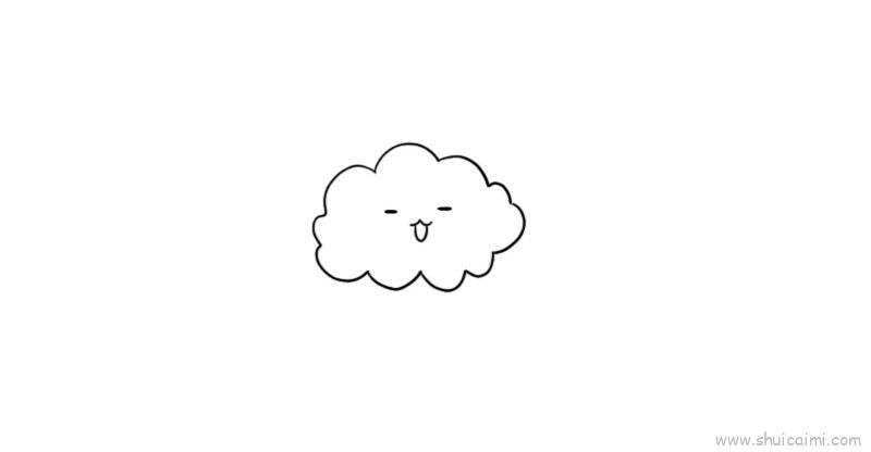 白云儿童画怎么画 白云简笔画简单
