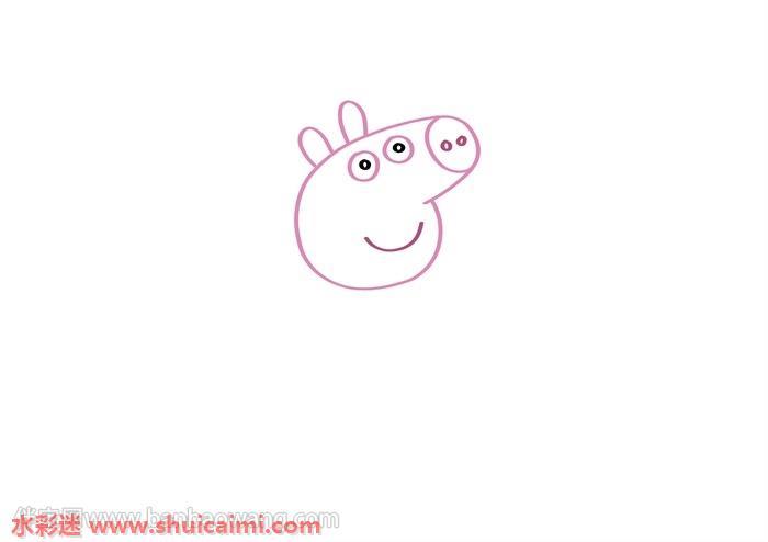 小猪佩奇怎么画 小猪佩奇简笔画简单易画