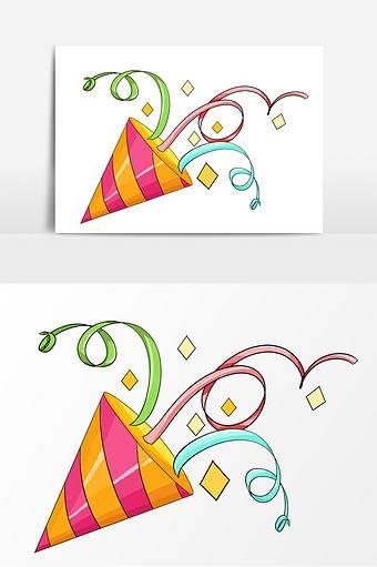 彩带简笔画 生日彩带简笔画