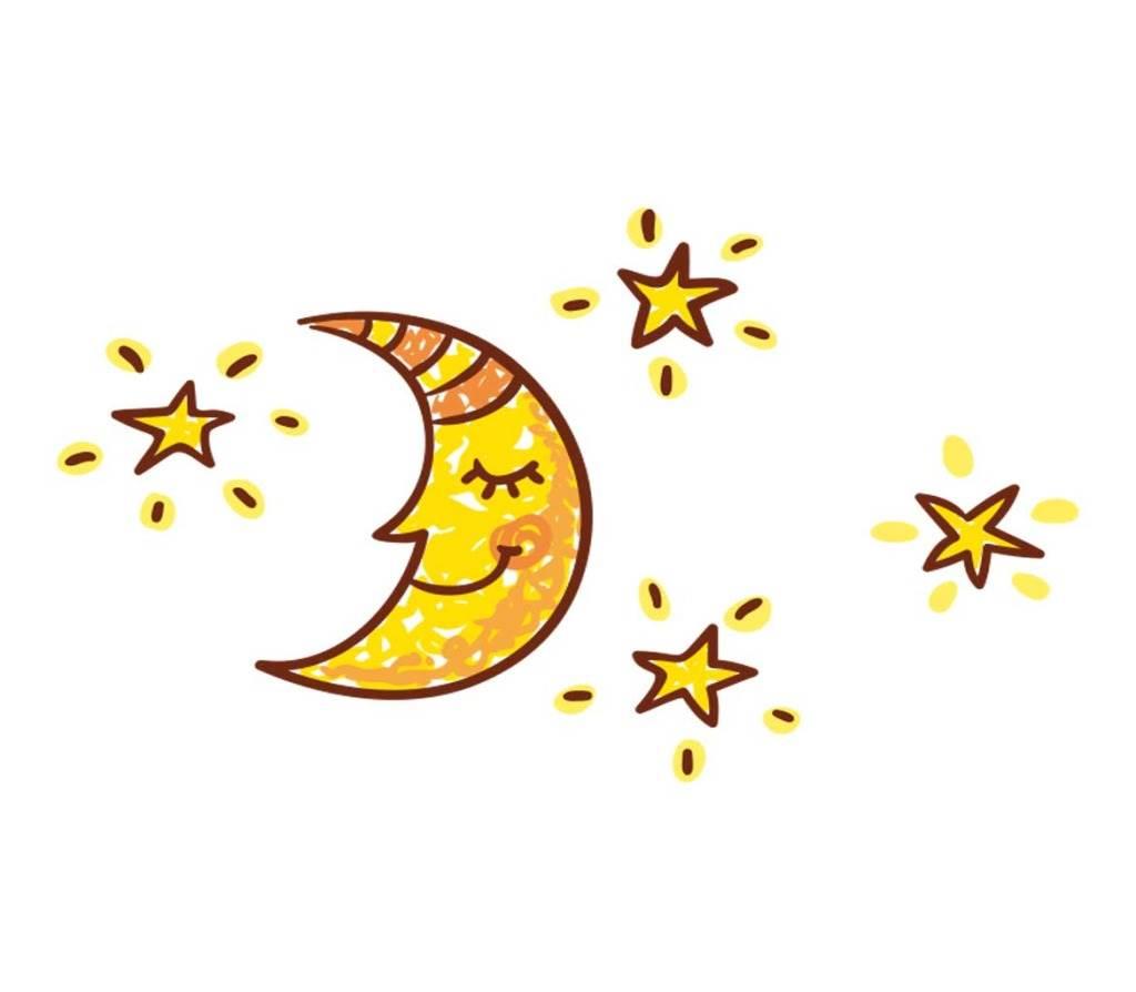 星空的简笔画图片大全 星空的简笔画图片大全大图