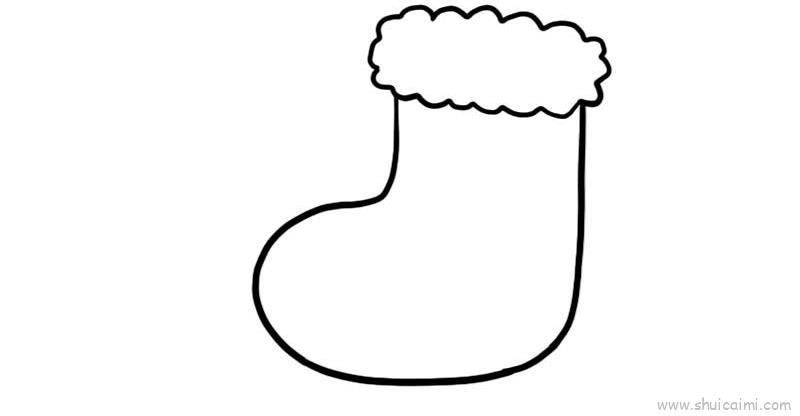 袜子儿童画怎么画 袜子简笔画图片