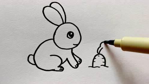 小兔子的简笔画 小兔子的简笔画