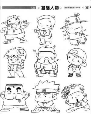 画家简笔画 画家简笔画可爱