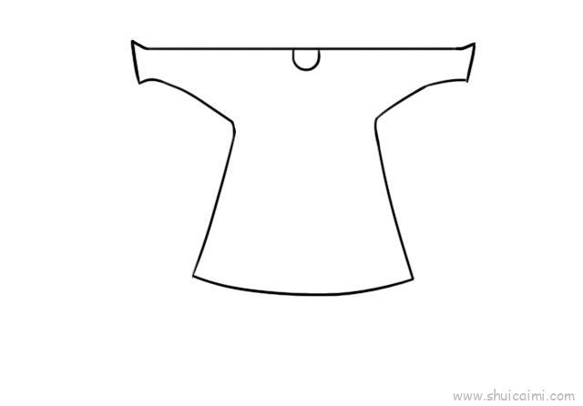 满族服饰儿童画怎么画 满族服饰简笔画图片大全