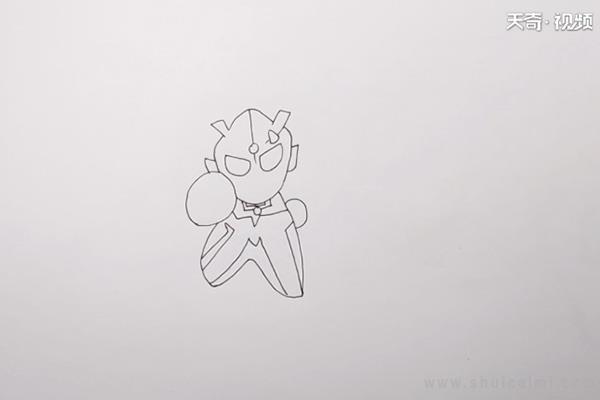 赛罗奥特曼简笔画怎么画 赛罗奥特曼简笔画图片