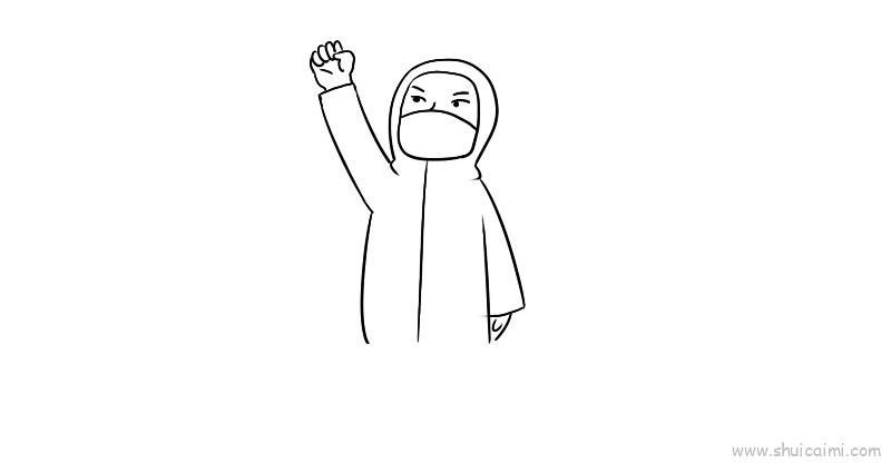 防疫宣传儿童画怎么画 防疫宣传简笔画好看