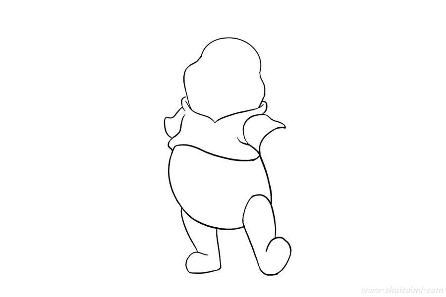 小熊维尼怎么画 小熊维尼简笔画步骤