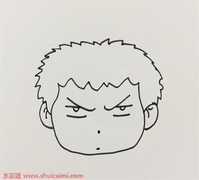 动漫人物三井寿简笔画教程大全