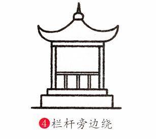 亭子简笔画图片大全 亭子简笔画图片大全简单
