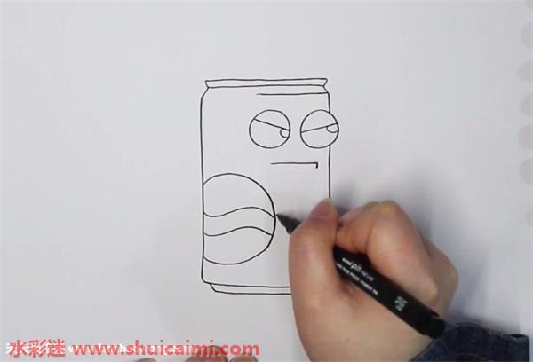 可乐怎么画 可乐简笔画步骤