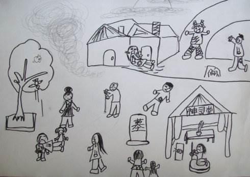 连环画简笔画 连环画简笔画六格