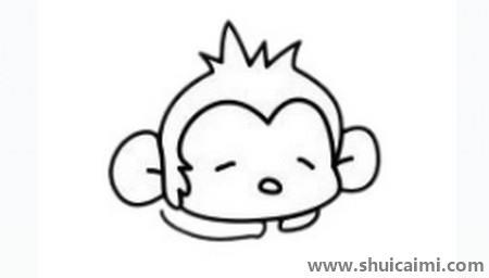 猴子儿童简笔画