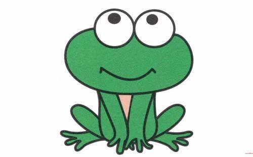 简笔画青蛙怎么画 儿童画青蛙简笔画图片大全