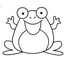 青蛙简笔画 儿童画青蛙简笔画