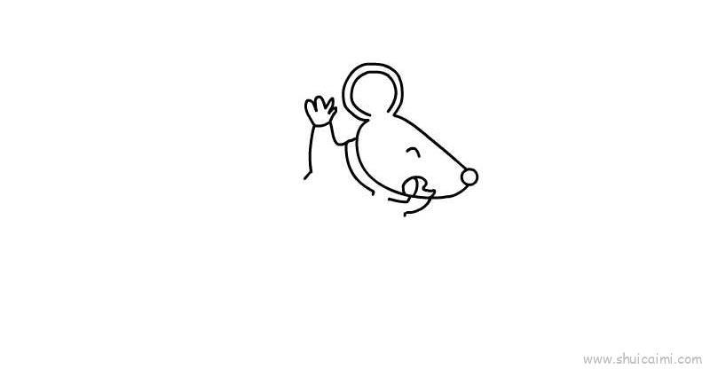 老鼠2022儿童画怎么画 老鼠2022简笔画图片大全