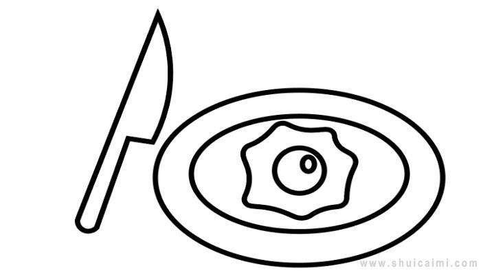 营养早餐简笔画怎么画 营养早餐简笔画顺序