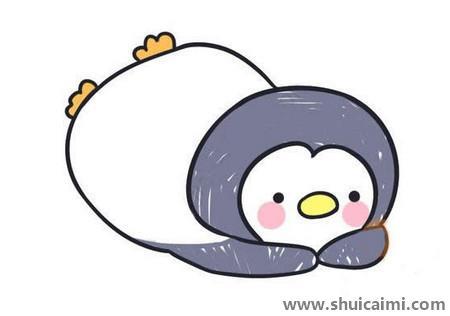 小企鹅可爱儿童简笔画图片大全