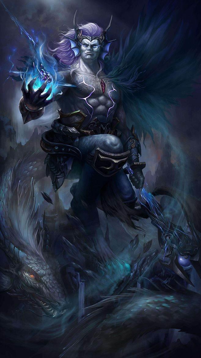 水神共工简笔画 水神共工简笔画教程