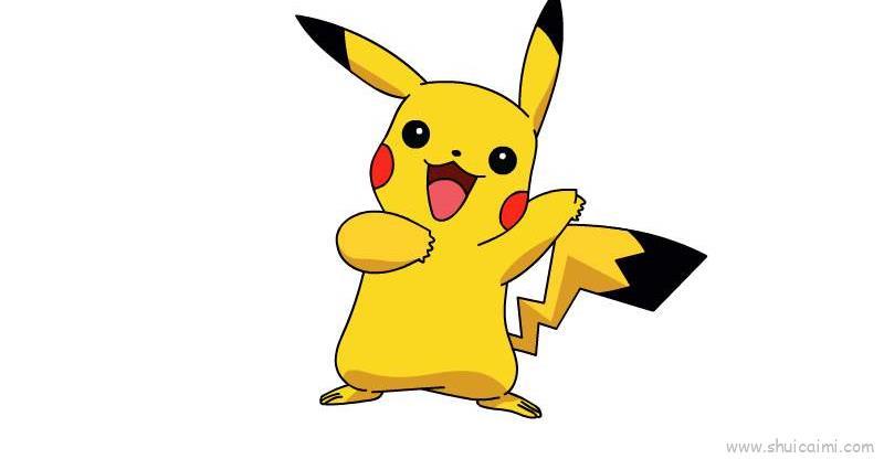 皮卡丘儿童画怎么画 皮卡丘简笔画好看