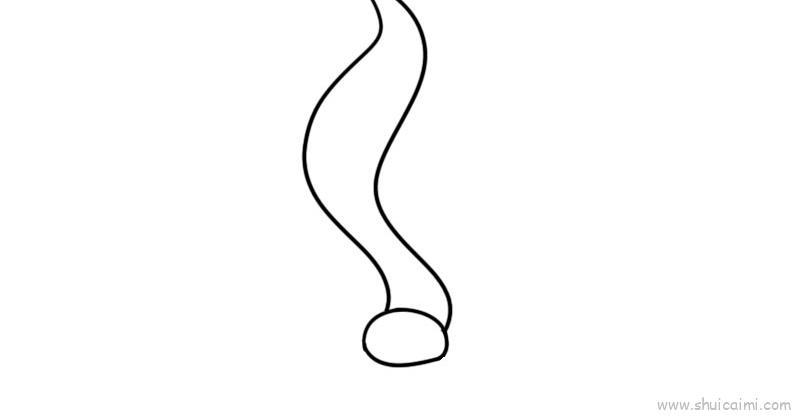 水草儿童画怎么画 水草简笔画图片