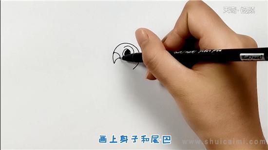 鸟简笔画怎么画 鸟简笔画图片