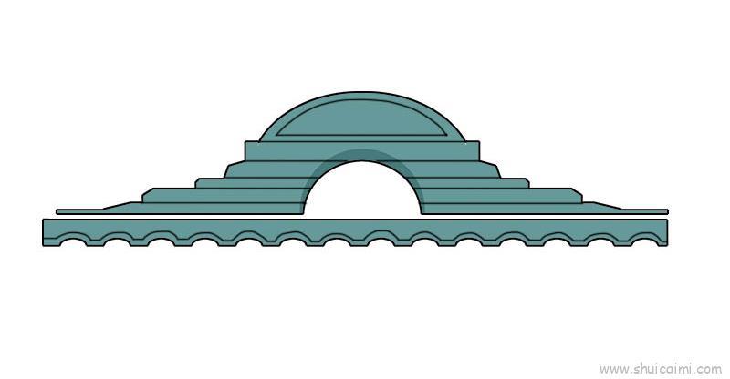 桥儿童画怎么画 桥简笔画好看