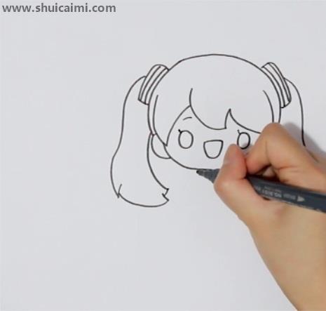 初音未来简笔画怎么画 初音未来简笔画画法