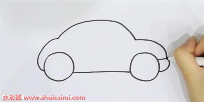 甲壳虫汽车怎么画 甲壳虫汽车简笔画简单又漂亮彩色