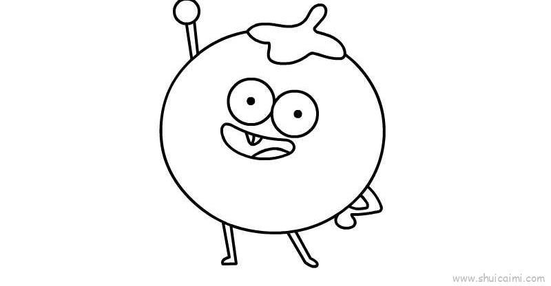 山竹儿童画怎么画 山竹简笔画好看