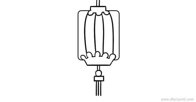 灯笼儿童画怎么画 灯笼简笔画好看