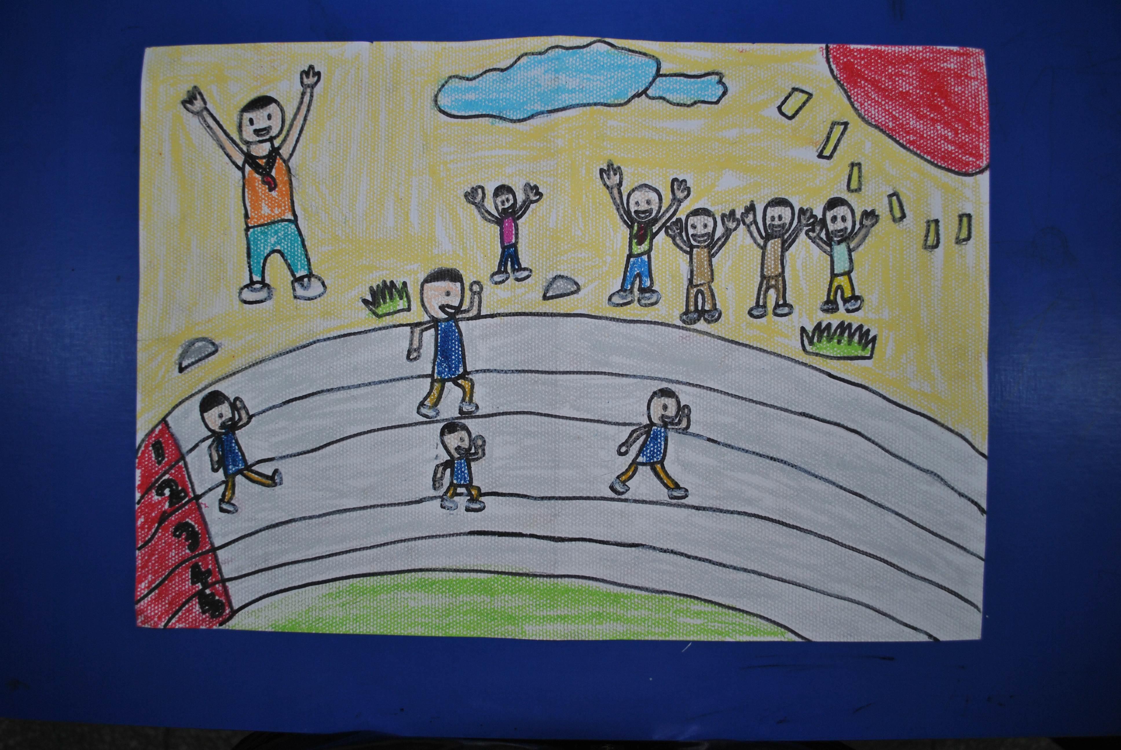 运动会简笔画 运动会简笔画儿童画