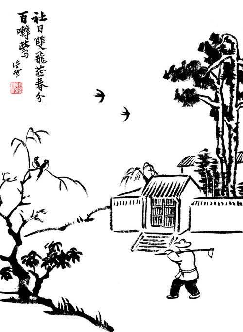 国画简笔画图片大全 国画简笔画图片大全简单