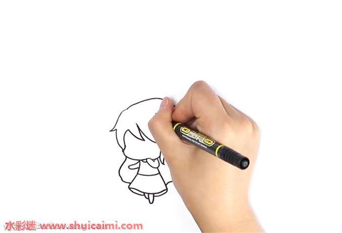 可爱处女座怎么画 处女座简笔画简单易画彩色