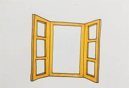 窗户简笔画 窗户简笔画简单又漂亮