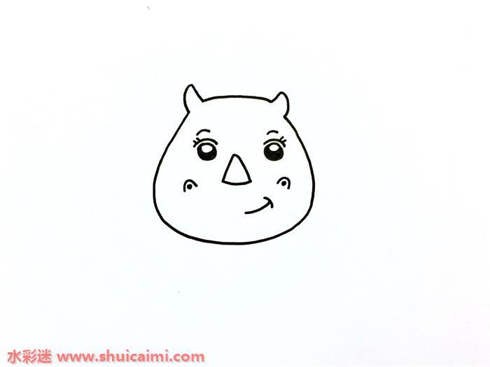 QQ红包犀牛怎么画 犀牛简笔画简单又漂亮彩色
