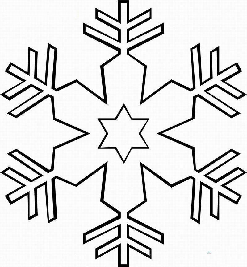 雪花的简笔画 雪花的简笔画简单