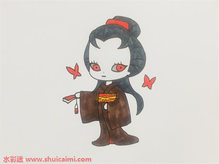 第五人格红蝶的画法步骤图解
