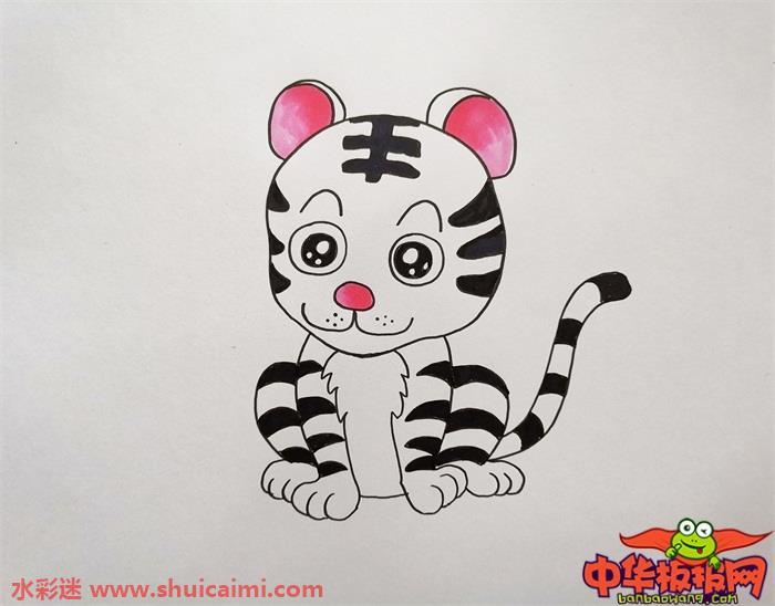 老虎怎么画 老虎简笔画步骤图
