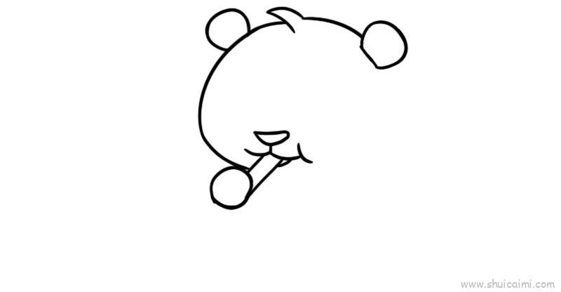 熊猫儿童画怎么画 熊猫简笔画好看